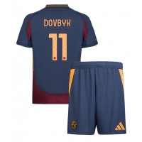 AS Roma Artem Dovbyk #11 Tretí Detský futbalový dres 2024-25 Krátky Rukáv (+ trenírky)